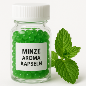 Mit Minzblättern Minze